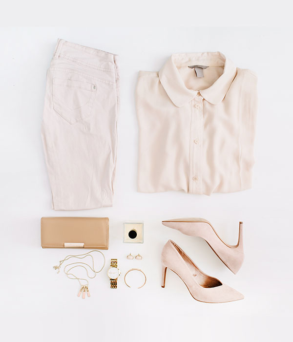 微光澤感修身長洋裝